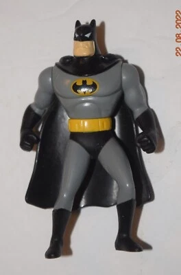 VINTAGE, POSEABLE BATMAN Action Figure 11 "FIGHTING BATMAN," (3.5") New (c) 1989 - Image 1 of 3