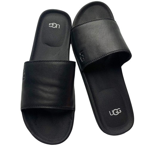 Sandalo da passeggio UGG Australia M Bennison II Slide in pelle nera taglia 7
