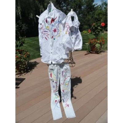 Vintage 3 Piece Dakota Blue 2 Shirts & Blue Jeans Women's Western Look Multi ol - Image 1 of 4