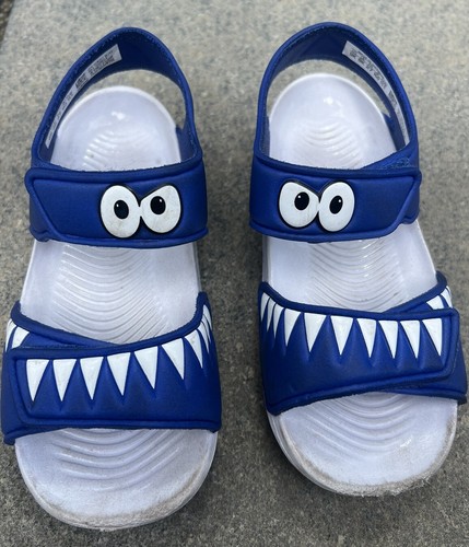 UK 9 sandali Adidas bambini flip flip scarpe da spiaggia