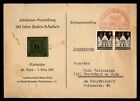 MayfairStamps Germany 1951 100 Years Baden Stamp Karlsruhe Philatelic Post Card