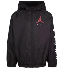 Nike Air Jordan Youth Boys Wings Hooded Fleece Lined Windbreaker Jacket  S-Small - Picture 1 of 12
