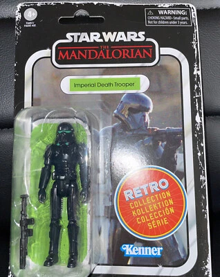 🔥💫Star Wars Retro IMPERIAL DEATH TROOPER 3.75" De colección Kenner Mandalorian Foto 1 de 2