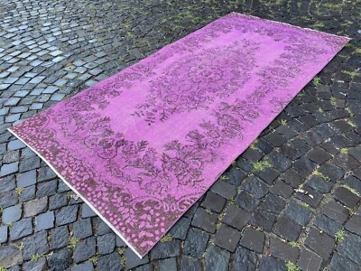 Turkish vintage rug, Carpet, Area rug, Vintage rug, Turkish rug 4,3 x 8,7 ft - Image 1 of 4