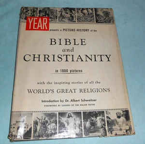 1952 The Pictorial History of the Bible and Christianity 1st Edition HC and DJ - Picture 1 of 24