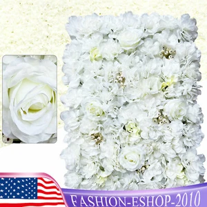 12* Artificial Flower Wall Panel Wedding Backdrop Event Party Flower Wall Panel - Picture 1 of 18