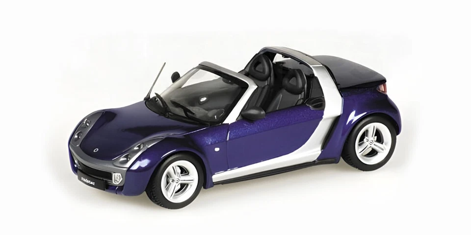 Smart Roadster 2003 Blue 1 43 Minichamps 400032130 Miniature