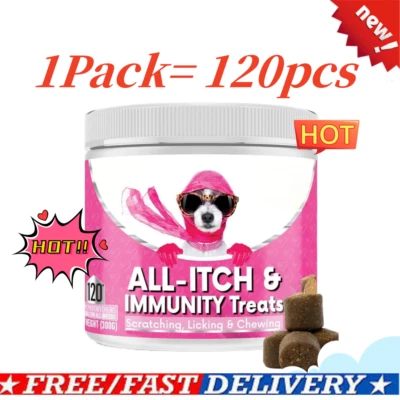 NutriPaw All-Itch Immunity Treats- For Dogs - Soothe Itchy Paws HOT-.-