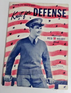 Knit for defense Chadwick's red heart wools 1941 - Afbeelding 1 van 1