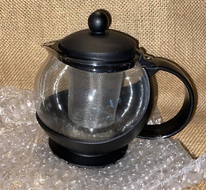 25 oz. Tempered Glass Tea Pot Infuser with Stainless Steel Basket - Picture 1 of 6