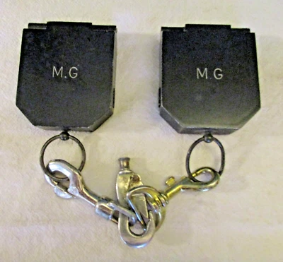 Par de bússolas vintage Lemaire Paris MLE 49 nº 52/554 e 52/614 ~ Militaria? - Imagem 1 de 4