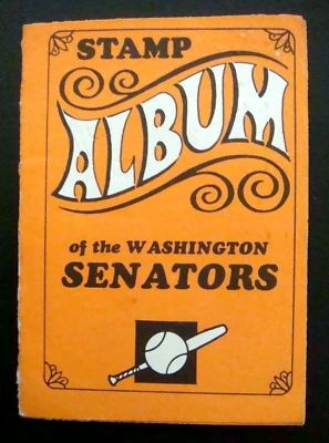 1969 Topps Stamp Album WASHINGTON  SENATORS COMPLETE  BINDING TIGHT  10 STAMPS - Image 1 of 4