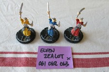 MAGE KNIGHT LANCERS 061 062 063 ELVEN ZEALOT SET / LOT OF 3
