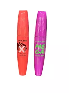 L.A Colors Mega Dramatilash Mascara Intense Black &  X Volume Mascara Extreme Bl - Picture 1 of 10