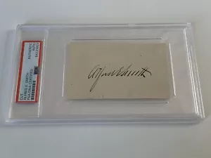 Alfred Emanuel E Smith New York Governor Signed Autograph Cut PSA DNA j2f1c - Picture 1 of 1