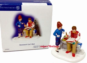 Dept. 56 Homework Can't Wait Retired 2008 Snow Village 799968 New - Picture 1 of 5