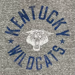 Women's KENTUCKY WILDCATS ~ Medium Gray V-Neck Short Sleeve T-Shirt ~ NEW - Picture 1 of 7