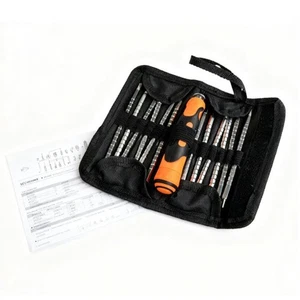 Precision Adjustable Length Hand Screwdriver with Storage Bag and Swivel Handle - Picture 1 of 12