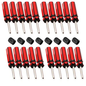 20 Pcs 6523339 Valve Core Removal Tool w/ 8 Tire Valve dust Cap Automotive Ca... - Picture 1 of 5