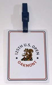 2025 US Open Golf Bag Tag Oakmont 125th plastic new - Picture 1 of 9