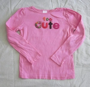 Gymboree t-shirt, pink, size 7, long sleeve, cotton - Picture 1 of 3