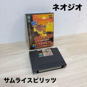 Samurai Spirits SNK NEO GEO AES Samurai Japan Tested Working w/ Box Manual