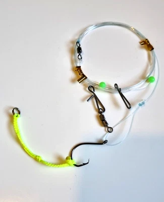 Dongle Clipped up running ledger  rigs sea fishing (5 Pack) COD BASS SMOOTHHOUND - Image 1 of 3