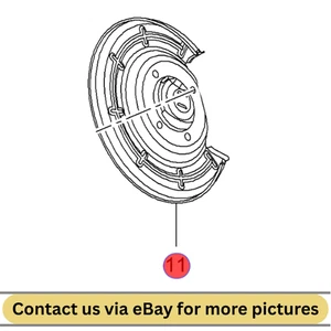 2010 Chevrolet Cruze Rear Brake Dust Shield Right Used OEM 13408178 - Picture 1 of 15