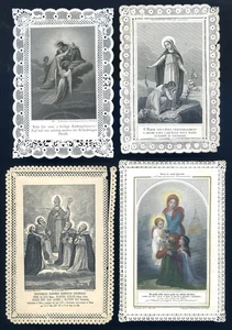 santini merlettati-holy cards lace-canivets-spitzebildichen LOTTO N.875 - Foto 1 di 1