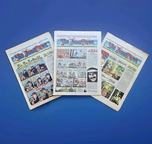 Vintage 1975 The Funny Papers Issues 1-3 1 2 3 Comics Newspaper Games Puzzles(b) - Picture 1 of 11