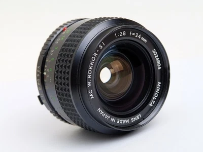 Genuine Minolta Wide Angle 24mm f2.8 W. Rokkor-SI MC #2024804 - Image 1 of 4