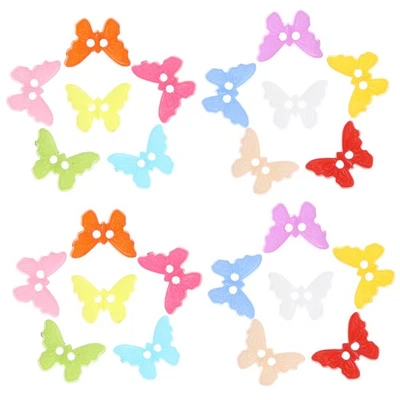  100 Pcs Bunte Knöpfe Schmuckknöpfe Für Kleidung DIY Bastelknöpfe - Bild 1 von 4