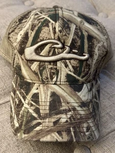 Drake Waterfowl Camo Mesh Back Trucker Hat Cap – Raised Logo Adjustable - Picture 1 of 7