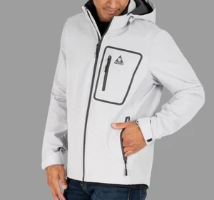 Gerry Men's Softshell Jacket Wind & Water Resistant Gray Size M/L/XL New - Picture 1 of 9