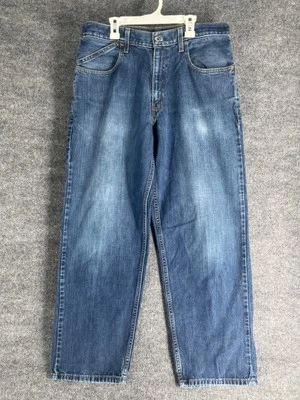 Levi's SilverTab Jeans Mens 33x32 Blue Denim Baggy Loose Grunge VTG Y2K - Image 1 of 4