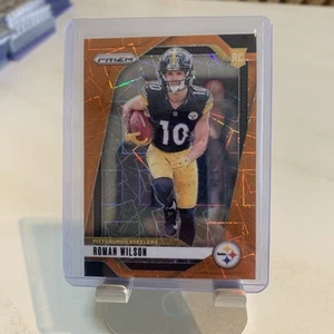 2024 Panini Prizm - Rookies Orange Lazer Prizm #384 Roman Wilson (RC) Steelers - Bild 1 von 6