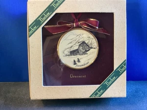 Barlow Ornament A Sketch of Barn & Mountains (Steamboat Ski Resort) - Lot #157 - Picture 1 of 2
