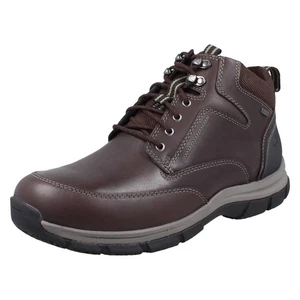 Herren Clarks Rutschfest Wasserfest Senkfußeinlage Stiefeletten Spypath Hi GTX - Picture 1 of 10