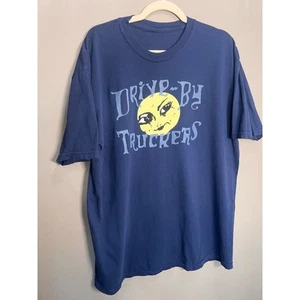Drive By Truckers Mens Large T Shirt Blue Streetwear Casual  - Picture 1 of 6