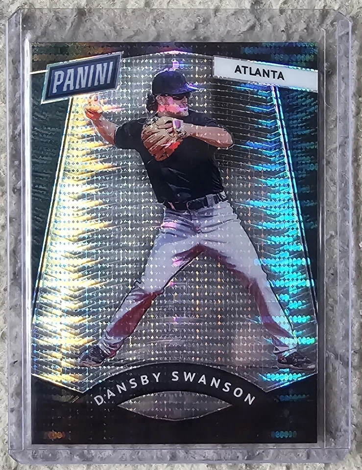 2017 Panini The National Dansby Swanson Black Wave Prizm #77 1/1 - Image 1 of 1