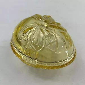 Marquis by Waterford Heritage Egg Yellow Lead Crystal Candy Trinket Dish Germany - Picture 1 of 10