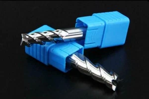 AL-HRC45° φ6×50×3F Aluminium Hartmetall Schaftfräser Bit Fräser 6mm 3Flötenwerkzeug - Bild 1 von 8