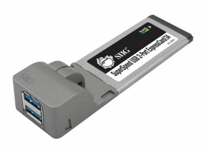 SIIG - 2-port ExpressCard/34 host adapter with 2 SuperSpeed USB 3.0 ports - Image 1 of 3