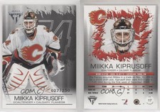2003 Pacific Private Stock Titanium Retail Jersey Number /250 Miikka Kiprusoff