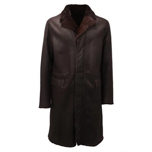4577AD cappotto montone uomo OPIFIX brown shearling coat men - Bild 1 von 4