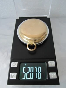 VINTAGE 14K SOLID ROSE & YELLOW GOLD CASE MAJESTIME FRANCE POCKET WATCH 52g - Picture 1 of 24