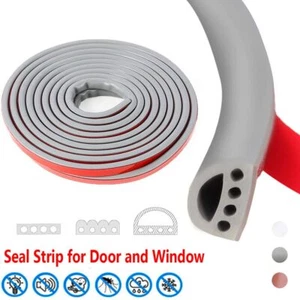 Self-adhesive Draught Excluder Sealing Strip For Door Window Weather Stripping - Picture 1 of 14