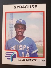 1987 ProCards Syracuse Chiefs Alex Infante #1935