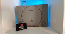PLAYSTATION 1 PS1 DISPLAY LOGO EMBLEM WITH SUPPORT STAND FRIDGE MAGNET