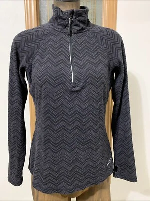 Sudadera Pullover Eddie Bauer Talla Pequeña Negra Gris Brezo Ropa Activa Exterior Foto 1 de 4